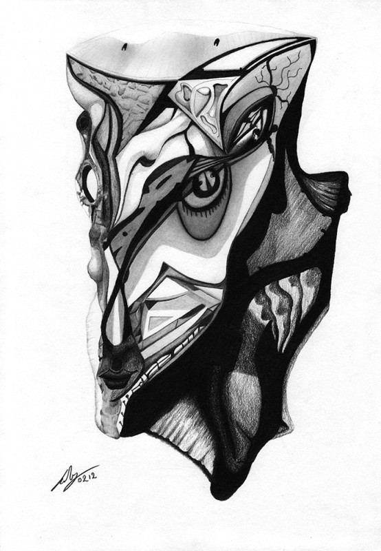 Graphite on paper, 29.5 x 20.5 cm, 2012. © Kyriakos Papageorgiou