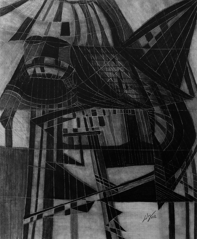 Graphite on paper, 27 x 22 cm, 2012. © Kyriakos Papageorgiou