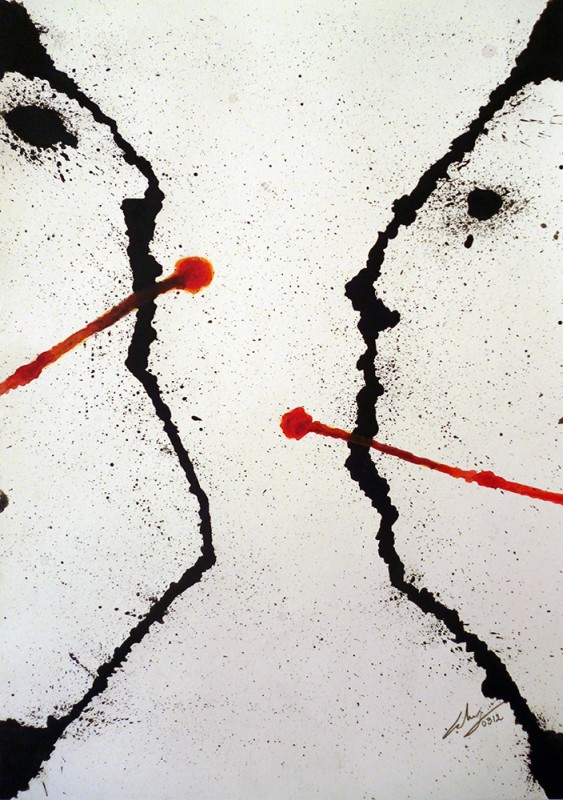 Coloured pencil, watercolour pencil on paper, 29.5 x 20.5 cm, 2012. © Kyriakos Papageorgiou