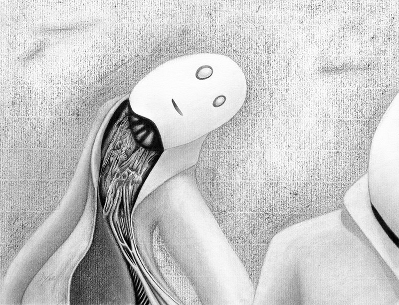 Graphite on paper, 24.5 x 32 cm, 2012. © Kyriakos Papageorgiou