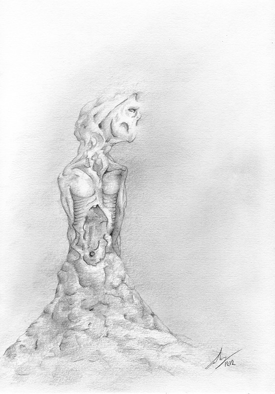 Graphite on paper, 20.5 x 14 cm, 2012. © Kyriakos Papageorgiou