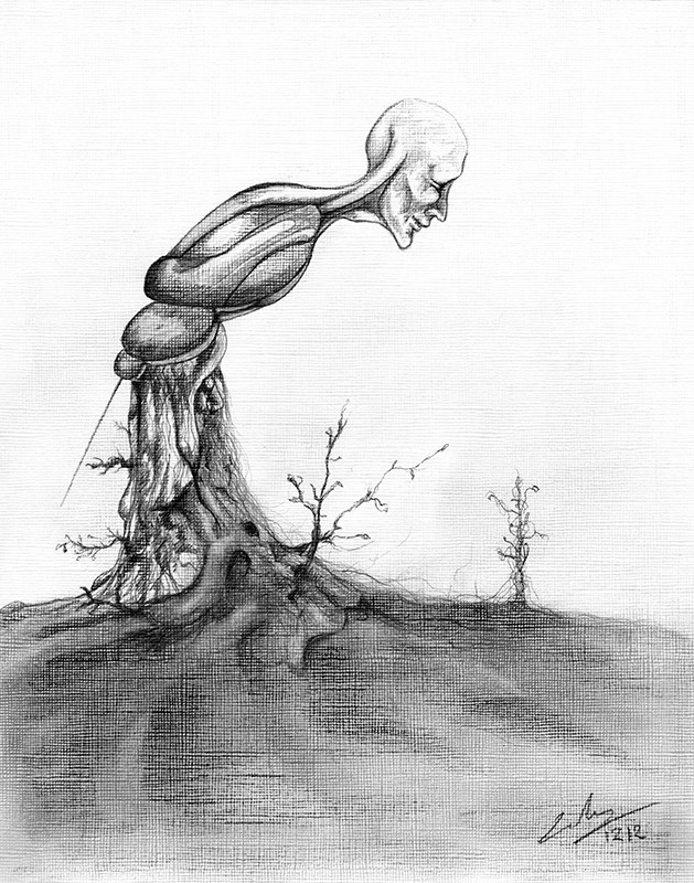 Graphite on paper, 25 x 20 cm, 2012. © Kyriakos Papageorgiou