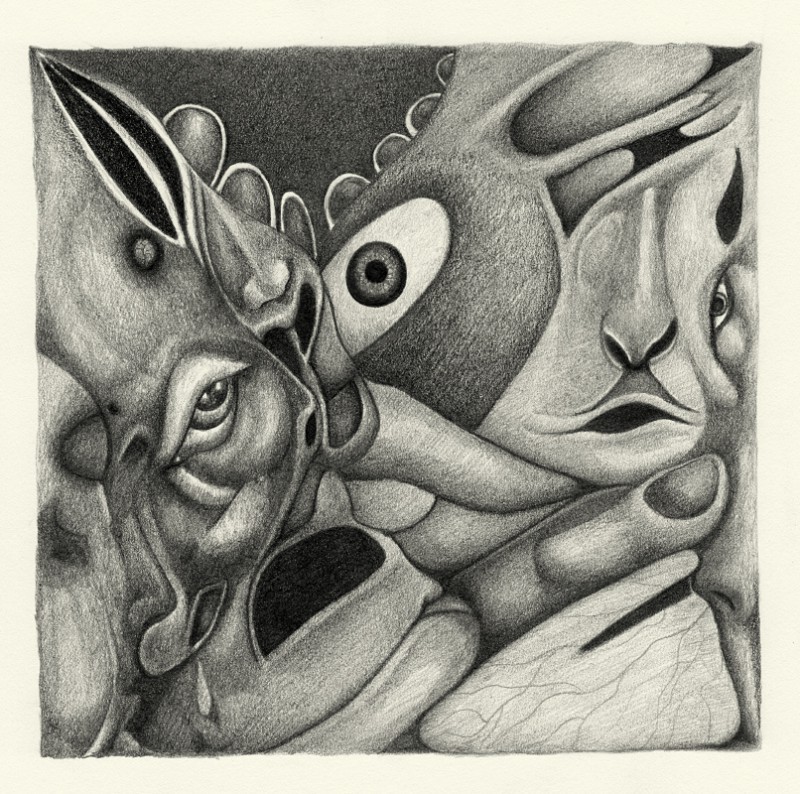 Graphite on paper, 16 x 16.5 cm, 2013. © Kyriakos Papageorgiou