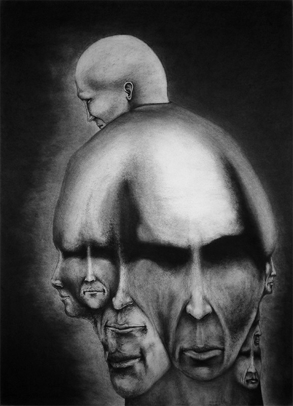 Charcoal on paper, 69 x 49 cm, 2014. © Kyriakos Papageorgiou