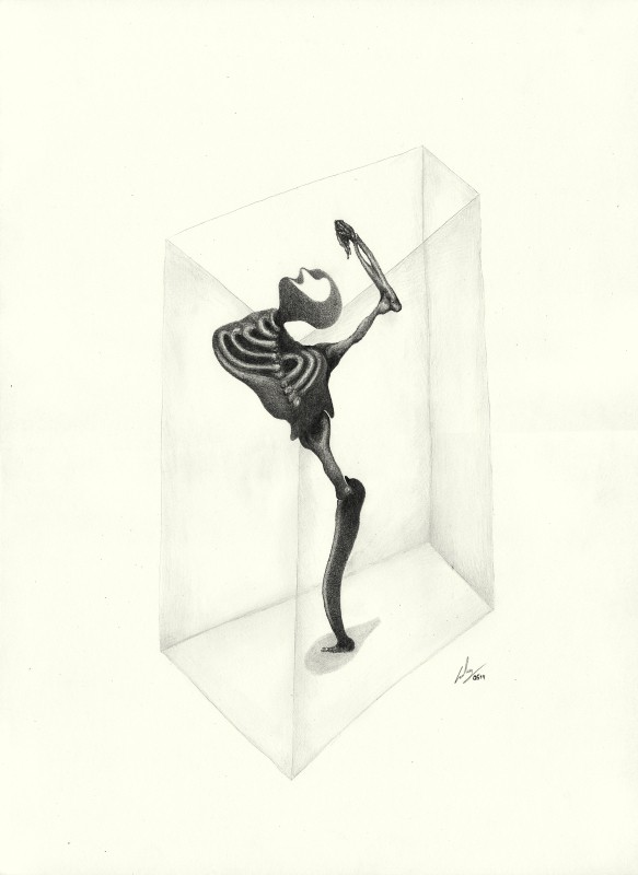 Graphite on paper, 40 x 29.7 cm, 2014. © Kyriakos Papageorgiou