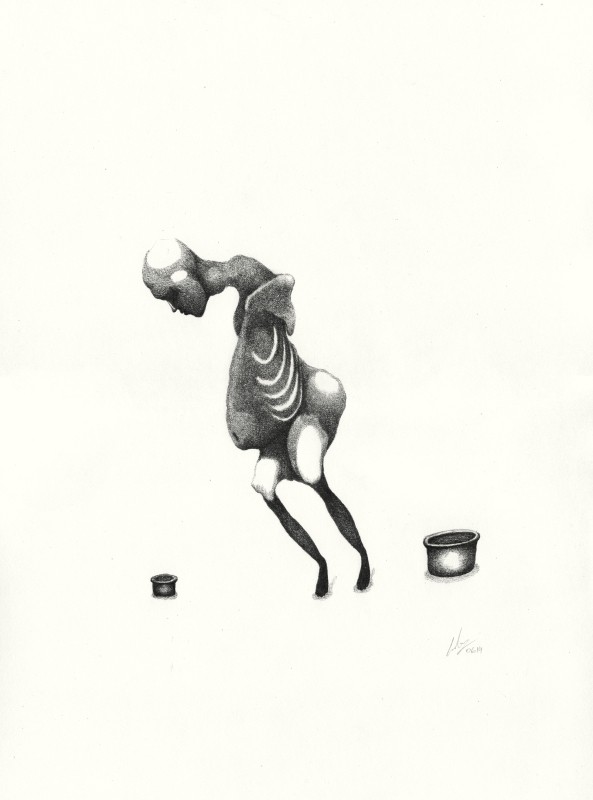 Graphite on paper, 40 x 29.7 cm, 2014. © Kyriakos Papageorgiou