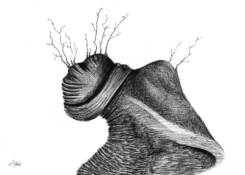 Pastel on paper, 21 x 29.7 cm, 2015. © Kyriakos Papageorgiou