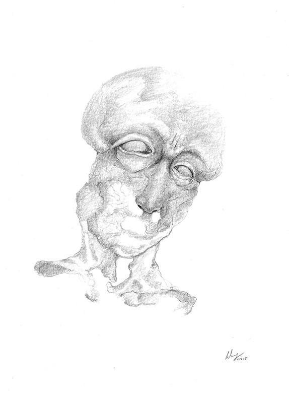 Graphite on paper, 29.7 x 21 cm, 2015. © Kyriakos Papageorgiou