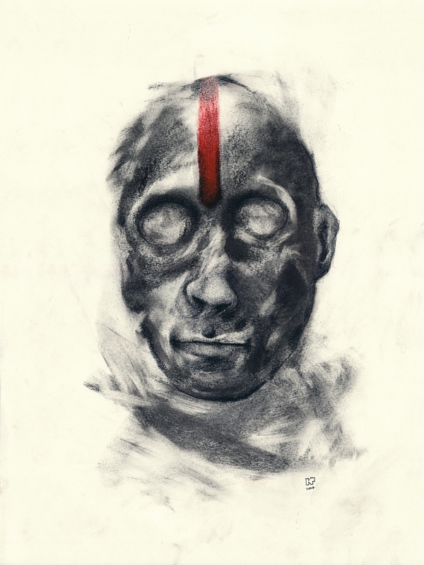 Graphite, coloured pencil on paper, 42 x 29.7 cm, 2017. © Kyriakos Papageorgiou