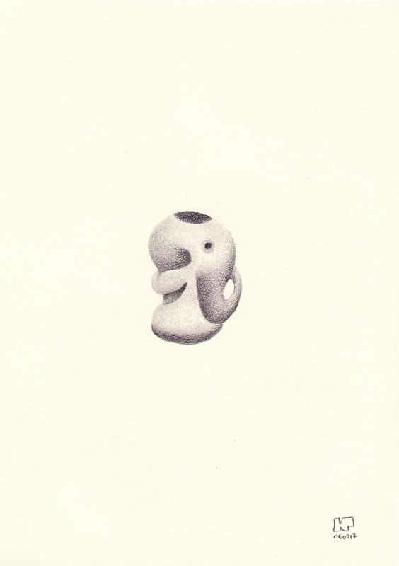 Graphite on paper, 21 x 14.8 cm, 2017. © Kyriakos Papageorgiou