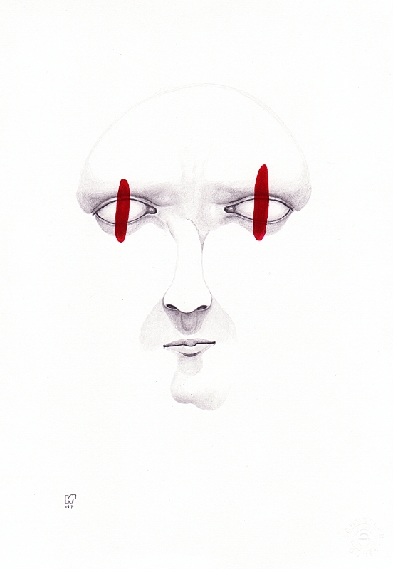 Graphite, acrylic on paper, 29.7 x 21 cm, 2017. © Kyriakos Papageorgiou