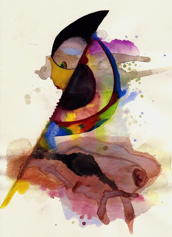 Graphite, coloured pencil, watercolour pencil on paper, 29.5 x 20.5 cm, 2012. © Kyriakos Papageorgiou
