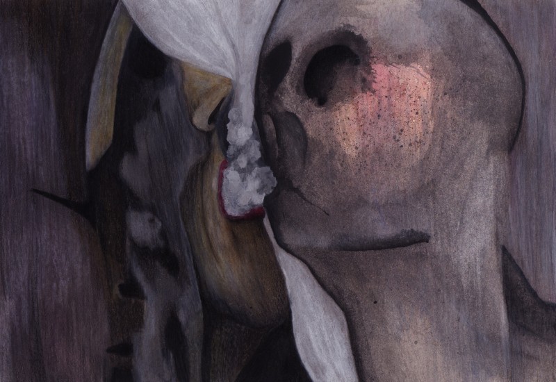 Coloured pencil, watercolour pencil on paper, 19.5 x 28 cm, 2012. © Kyriakos Papageorgiou