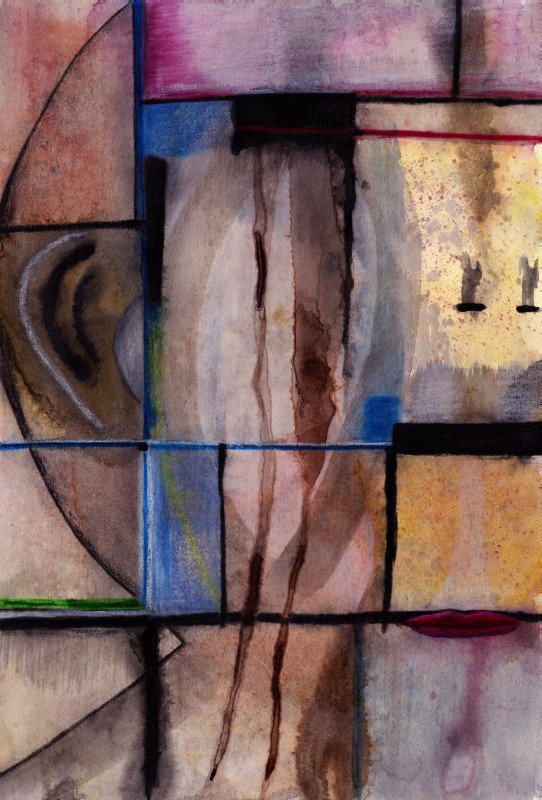 Graphite, coloured pencil, watercolour pencil on paper, 38 x 26 cm, 2012. © Kyriakos Papageorgiou