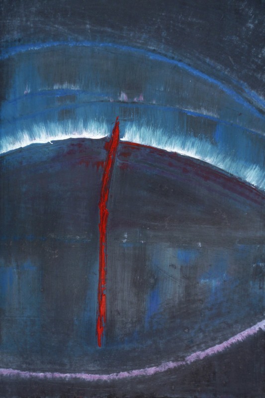 Oil on paper, 43 x 29 cm, 2012. © Kyriakos Papageorgiou