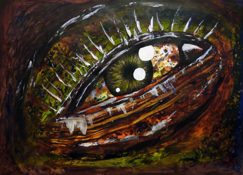 Acrylic on paper, 50 x 70 cm, 2012. © Kyriakos Papageorgiou