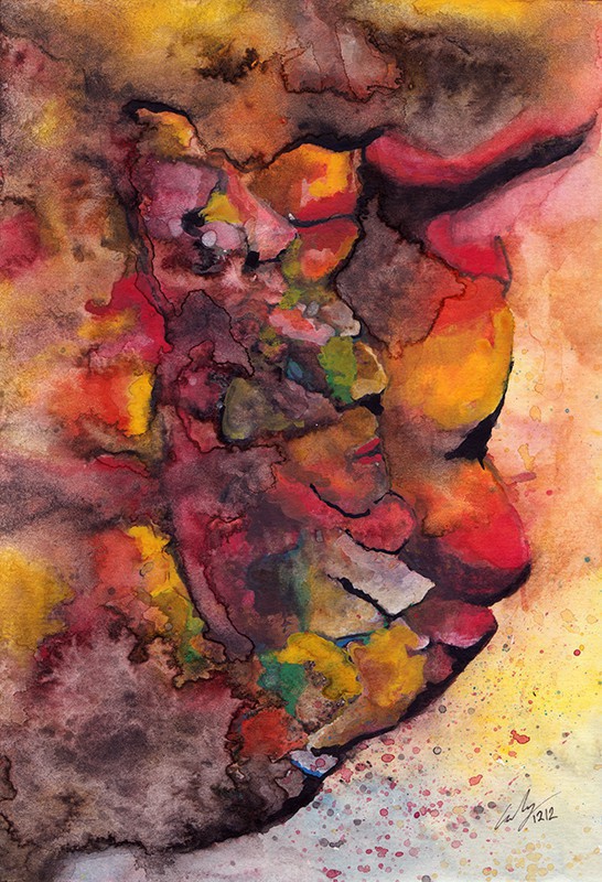 Watercolour pencil on paper, 20.5 x 14 cm, 2012. © Kyriakos Papageorgiou