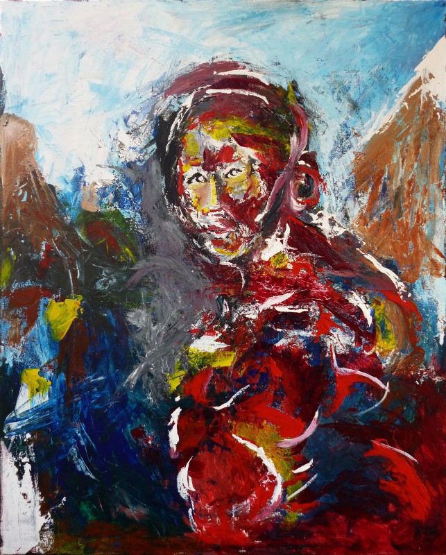 Acrylic on canvas, 100 x 80 cm, 2014. © Kyriakos Papageorgiou