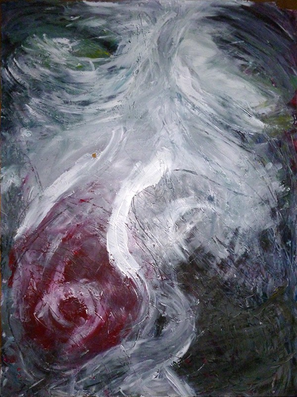 Charcoal, acrylic on paper, 70 x 50 cm, 2014. © Kyriakos Papageorgiou