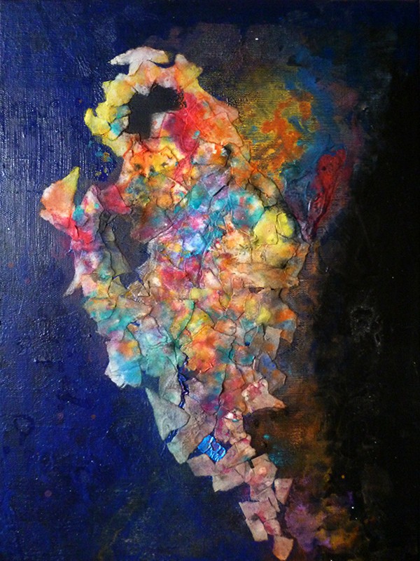 Mixed media on canvas, 40 x 30 cm, 2014. © Kyriakos Papageorgiou