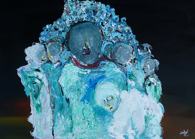 Acrylic on canvas, 50 x 70 cm, 2014. © Kyriakos Papageorgiou