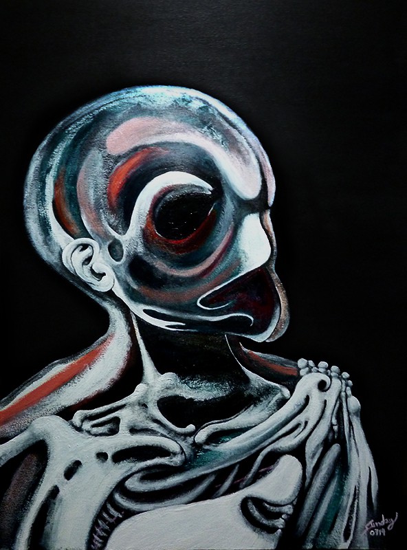 Acrylic on canvas, 70 x 50 cm, 2014. © Kyriakos Papageorgiou