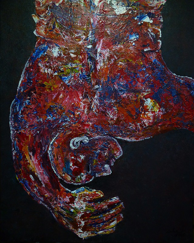 Acrylic on canvas, 50 x 40 cm, 2015. © Kyriakos Papageorgiou