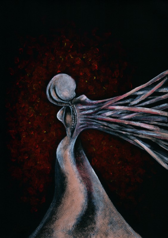 Acrylic, coloured pencil on paper, 29.7 x 21 cm, 2015. © Kyriakos Papageorgiou