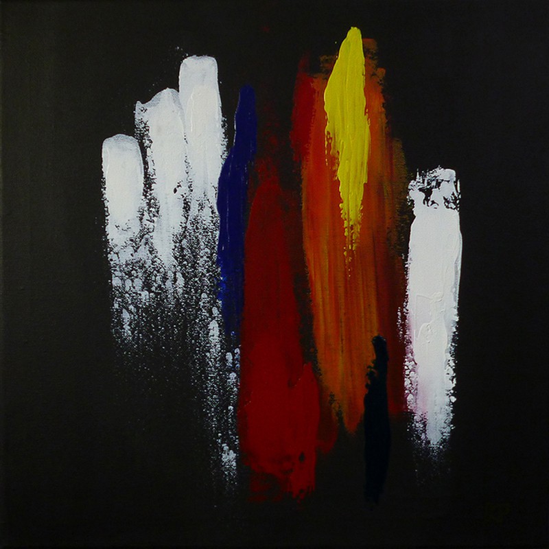 Acrylic on canvas, 40 x 40 cm, 2015. © Kyriakos Papageorgiou