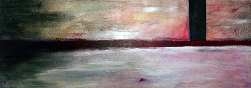 Acrylic on wood, 62 x 176 cm, 2016. © Kyriakos Papageorgiou