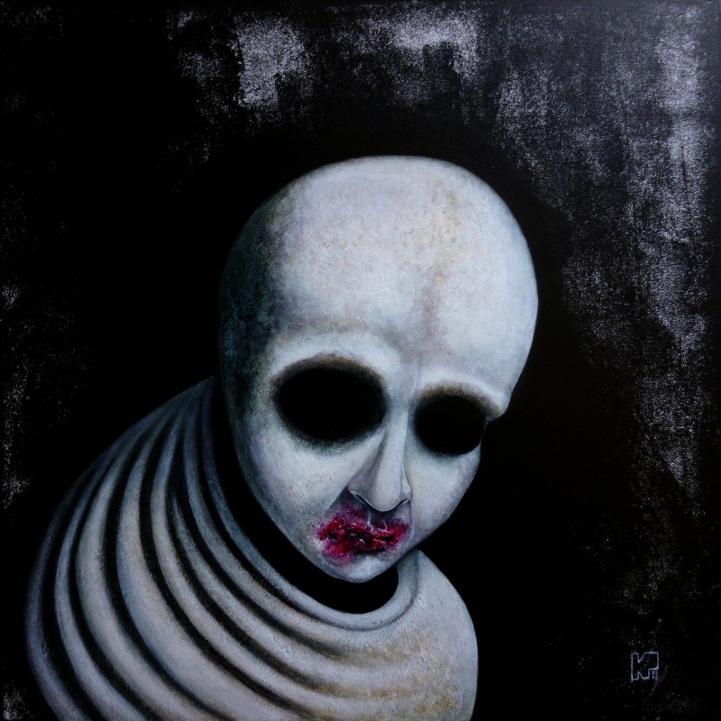 Acrylic on canvas, 40 x 40 cm, 2016. © Kyriakos Papageorgiou