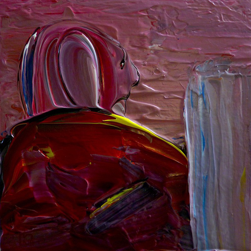 Acrylic on canvas, 30 x 30 cm, 2016. © Kyriakos Papageorgiou