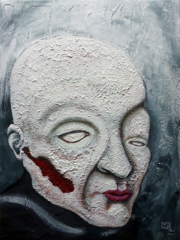 Acrylic on canvas, 40 x 30 cm, 2016. © Kyriakos Papageorgiou