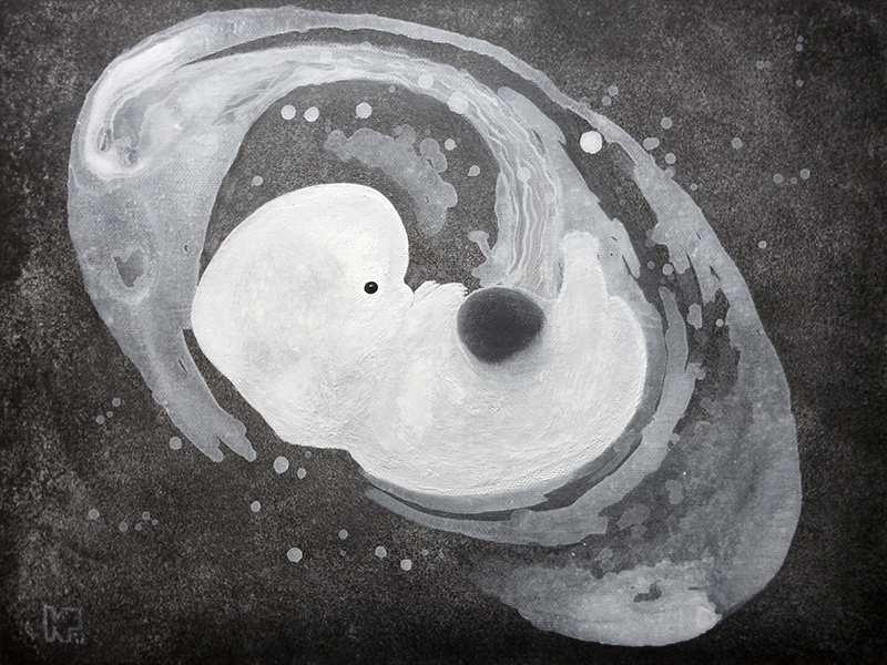 Acrylic on canvas, 30 x 40 cm, 2016. © Kyriakos Papageorgiou