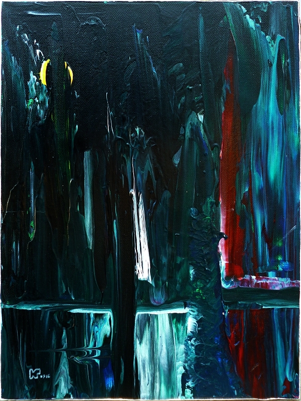 Acrylic on canvas, 40 x 30 cm, 2016. © Kyriakos Papageorgiou