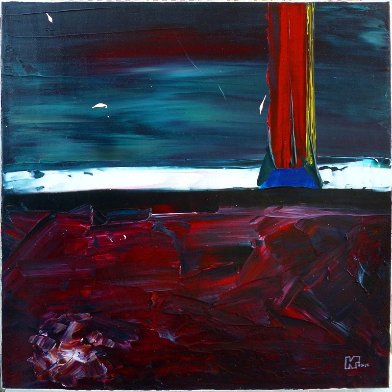 Acrylic on canvas, 40 x 40 cm, 2016. © Kyriakos Papageorgiou