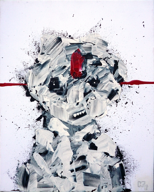 Acrylic on canvas, 30 x 24 cm, 2016. © Kyriakos Papageorgiou