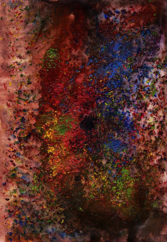 Μολύβι ακουαρέλας σε χαρτί, 29.5 x 20.5 εκ, 2012. © Κυριάκος Παπαγεωργίου