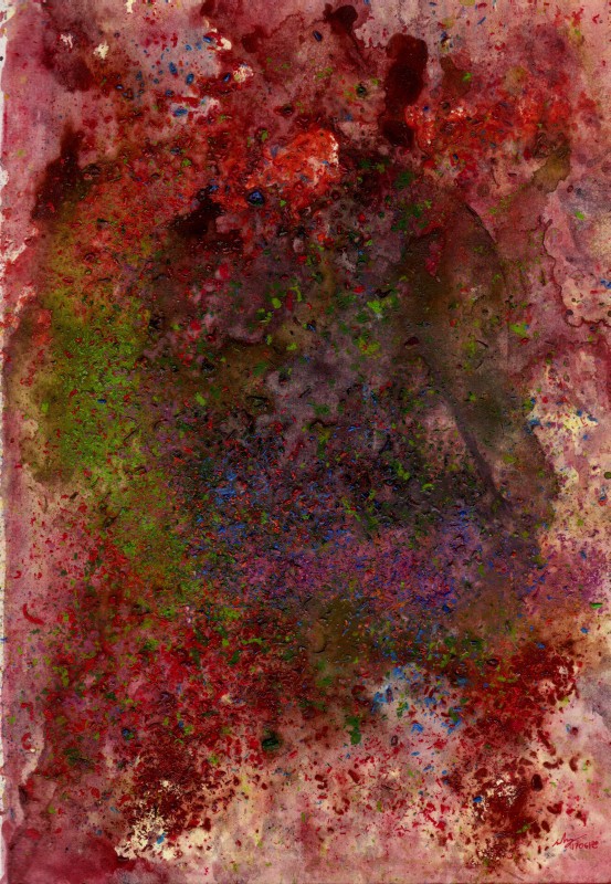 Μολύβι ακουαρέλας σε χαρτί, 29.5 x 20.5 εκ, 2012. © Κυριάκος Παπαγεωργίου