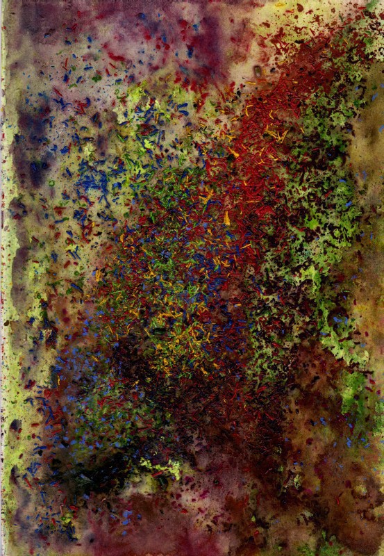 Μολύβι ακουαρέλας σε χαρτί, 29.5 x 20.5 εκ, 2012. © Κυριάκος Παπαγεωργίου