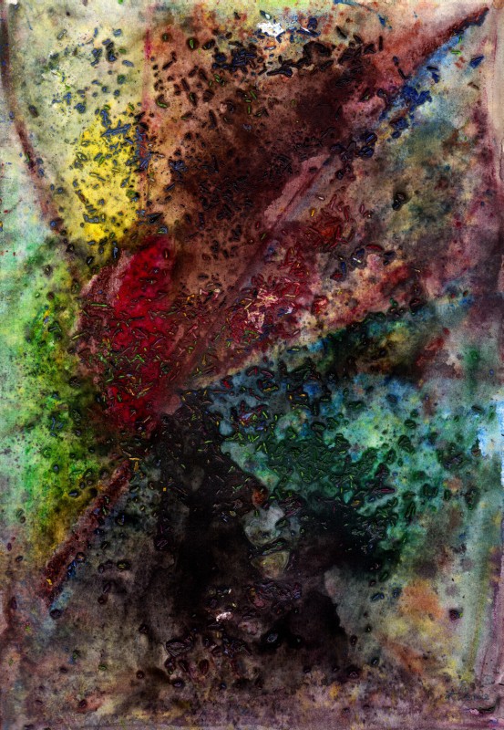 Μολύβι ακουαρέλας σε χαρτί, 29.5 x 20.5 εκ, 2012. © Κυριάκος Παπαγεωργίου