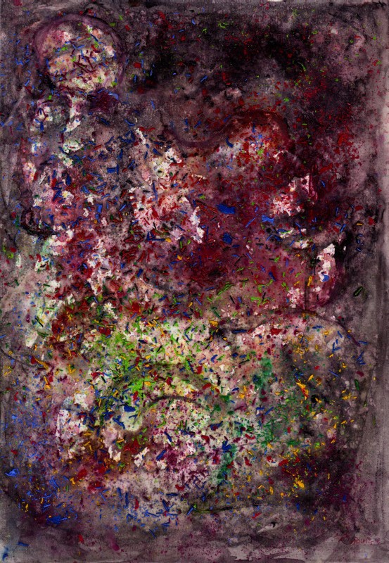 Μολύβι ακουαρέλας σε χαρτί, 29.5 x 20.5 εκ, 2012. © Κυριάκος Παπαγεωργίου