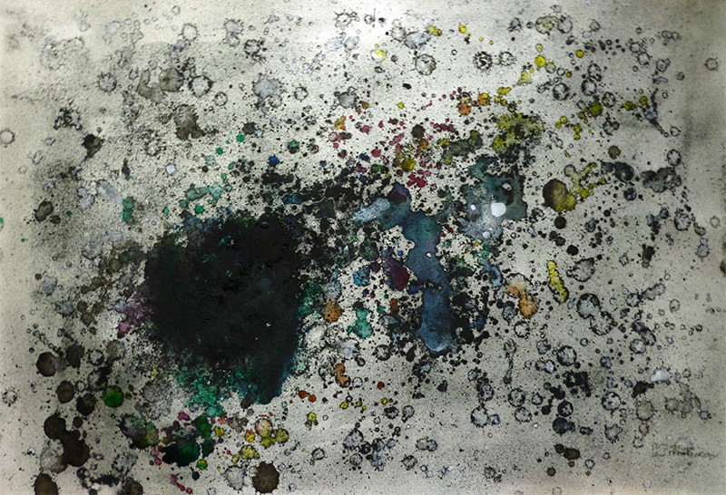 Charcoal, acrylic on paper, 42 x 29.7 cm, 2015. © Kyriakos Papageorgiou