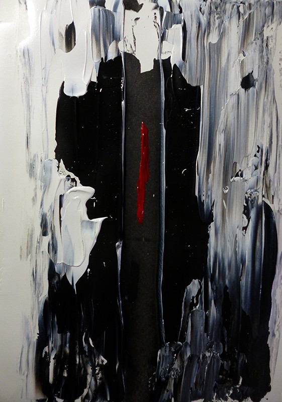 Ακρυλικό σε χαρτί, 29.7 x 21 εκ, 2015. © Κυριάκος Παπαγεωργίου