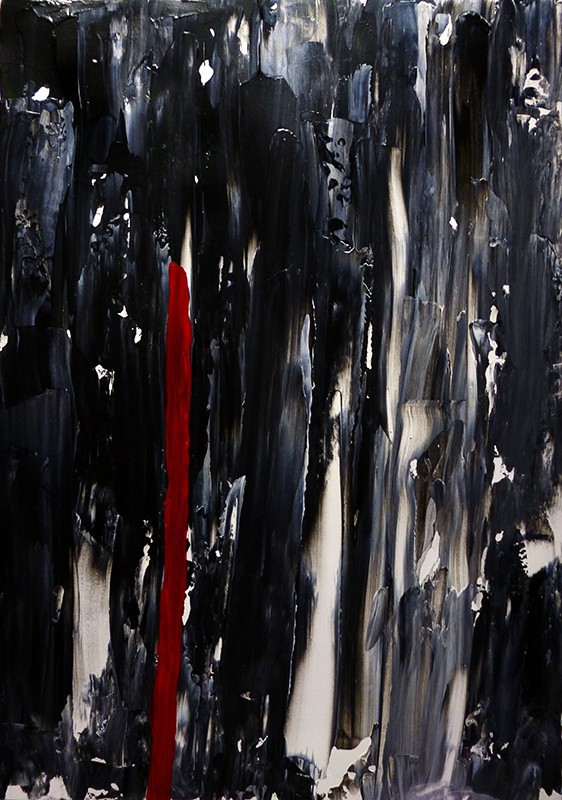 Ακρυλικό σε χαρτί, 29.7 x 21 εκ, 2015. © Κυριάκος Παπαγεωργίου