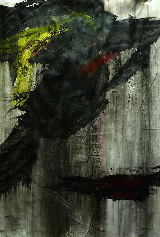 Ακρυλικό σε χαρτί, 50 x 35 εκ, 2015. © Κυριάκος Παπαγεωργίου