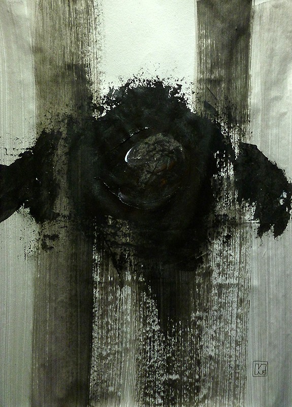 Ακρυλικό σε χαρτί, 50 x 35 εκ, 2015. © Κυριάκος Παπαγεωργίου