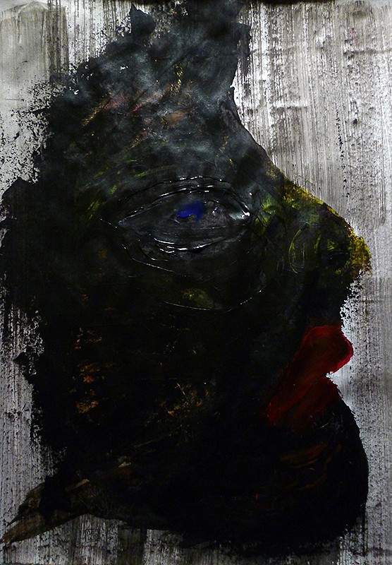 Ακρυλικό σε χαρτί, 50 x 35 εκ, 2015. © Κυριάκος Παπαγεωργίου