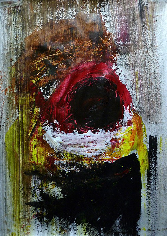 Ακρυλικό σε χαρτί, 50 x 35 εκ, 2015. © Κυριάκος Παπαγεωργίου