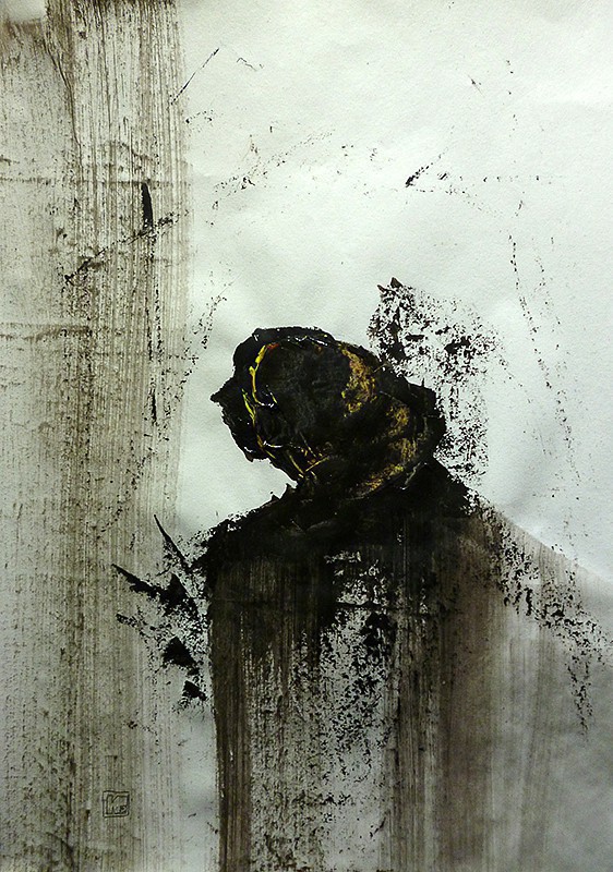 Ακρυλικό σε χαρτί, 50 x 35 εκ, 2015. © Κυριάκος Παπαγεωργίου